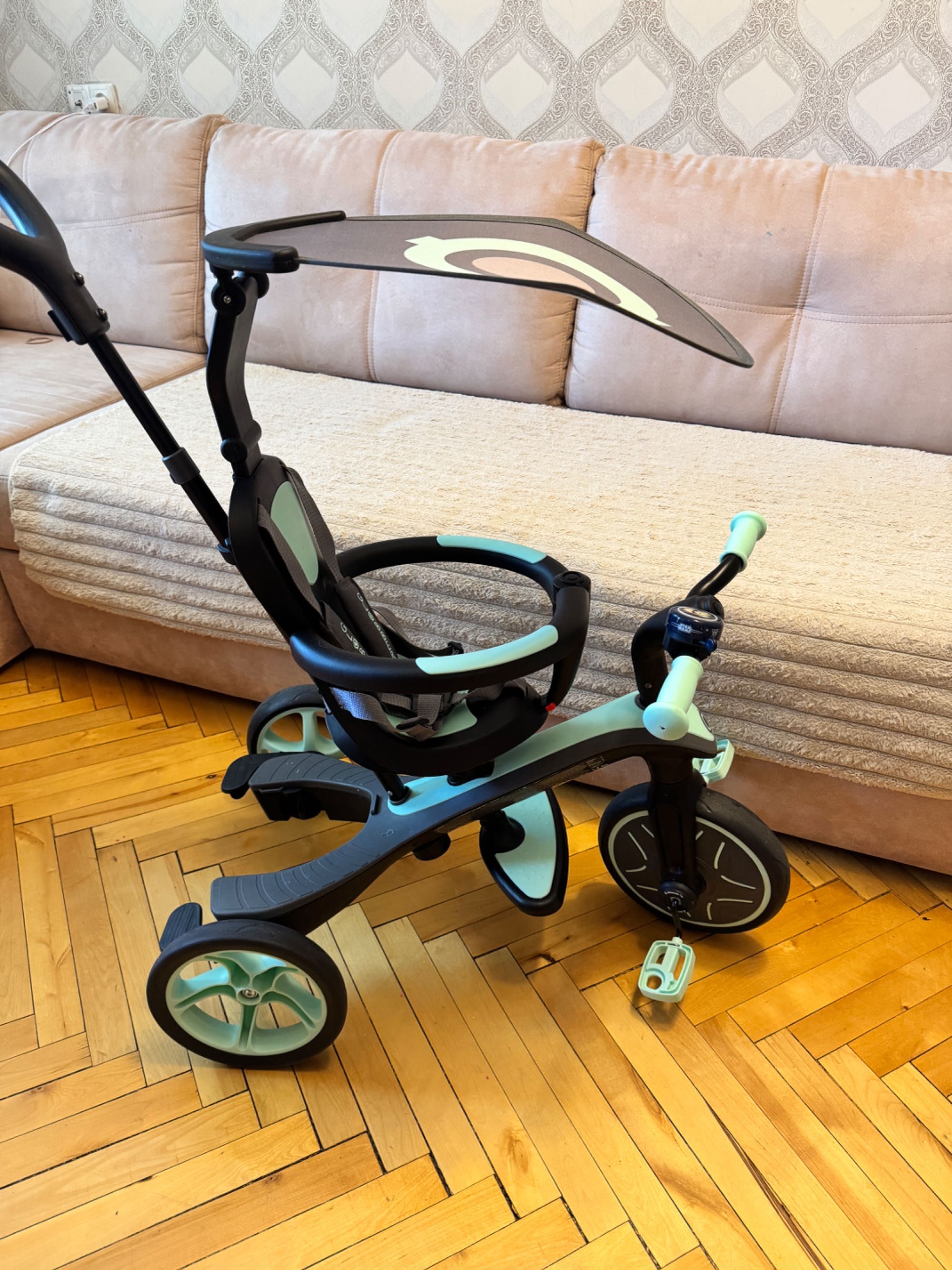 Дитячий велосипед 4 в 1 Globber Explorer Trike від 10 міс до 5 р