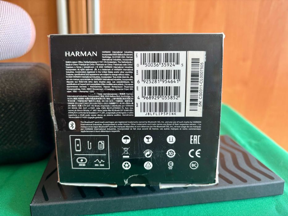 JBL Flip 5 Pink – Стан нової! З Оригінальним Боксом!