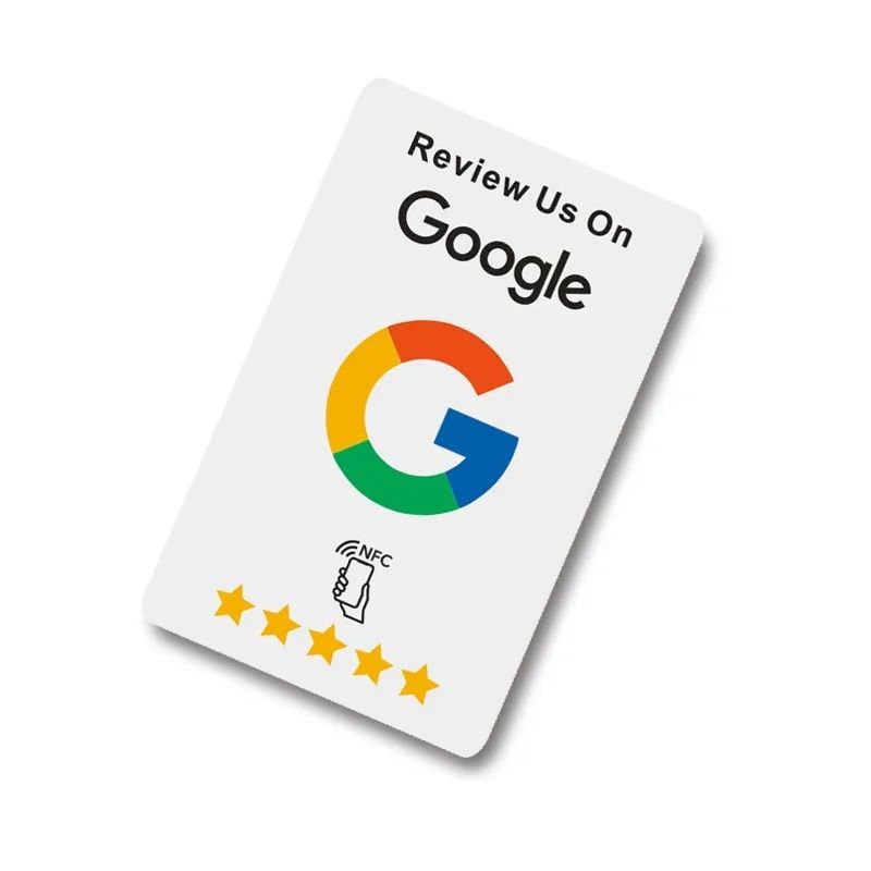Карточка NFC для Гугл Отзывов
