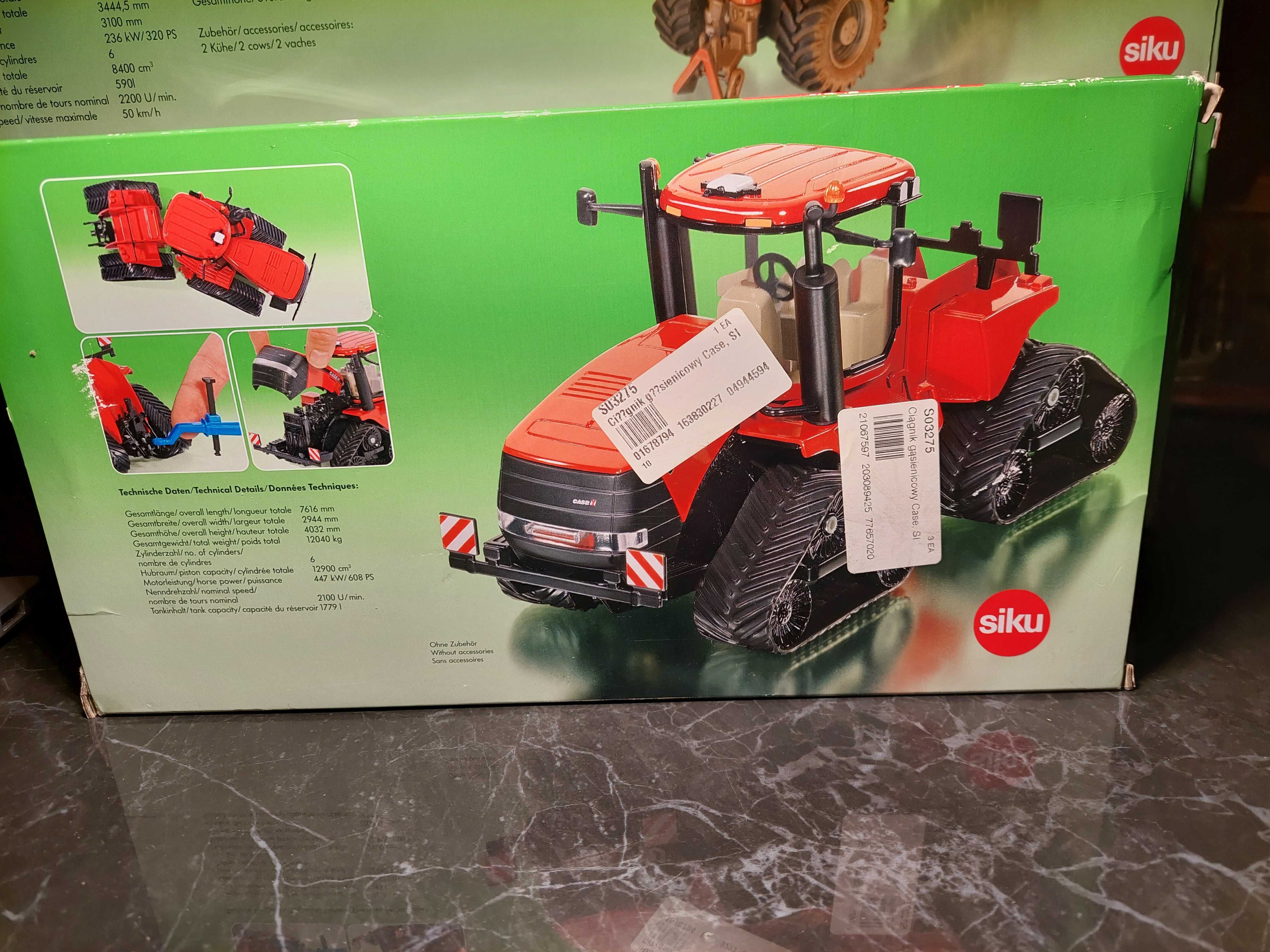 SIKU 3275 Ciągnik Case IH Quadtrac 600 1:32