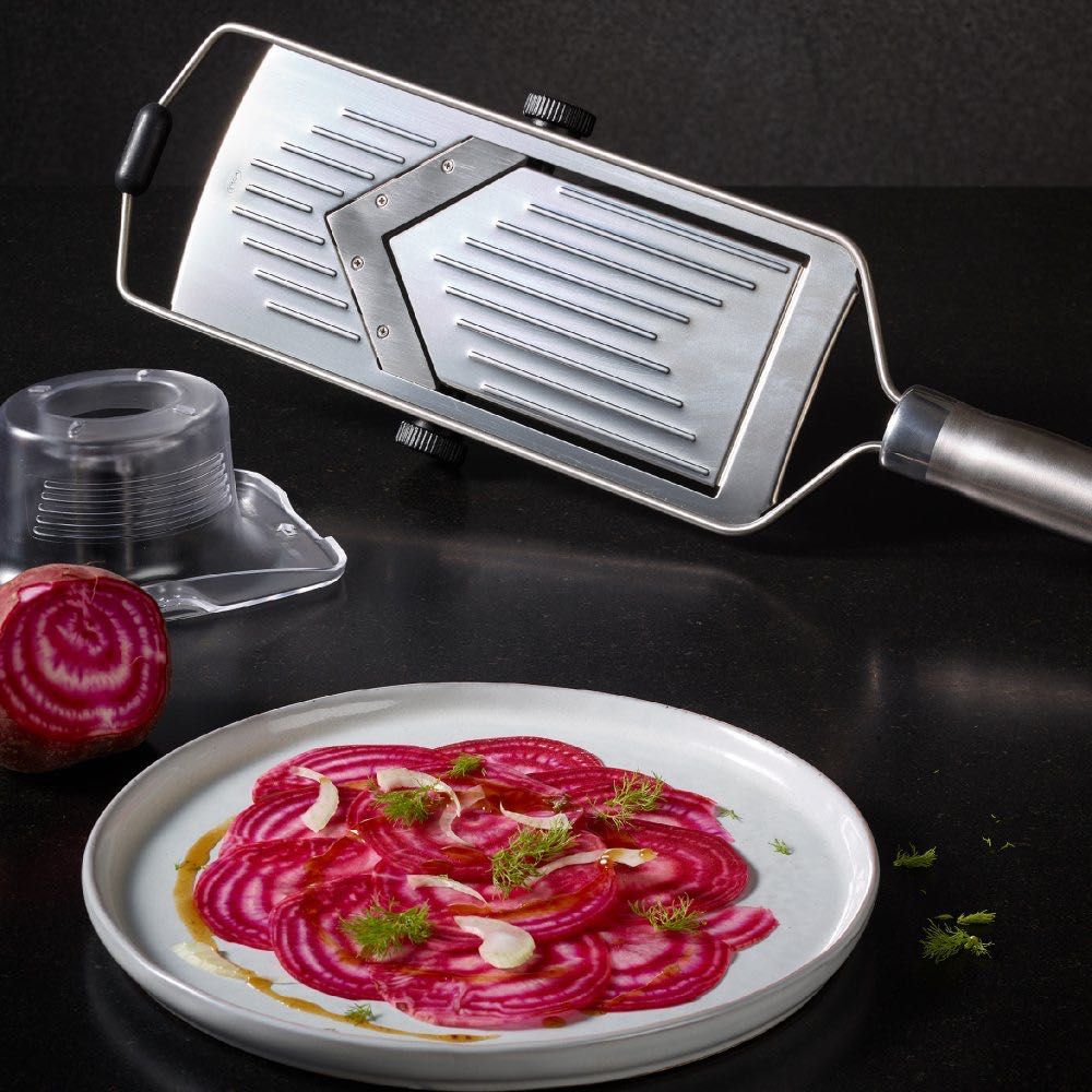 Rösle v slicer regulowany 46 cm stal, krajalnica do warzyw szatkownica