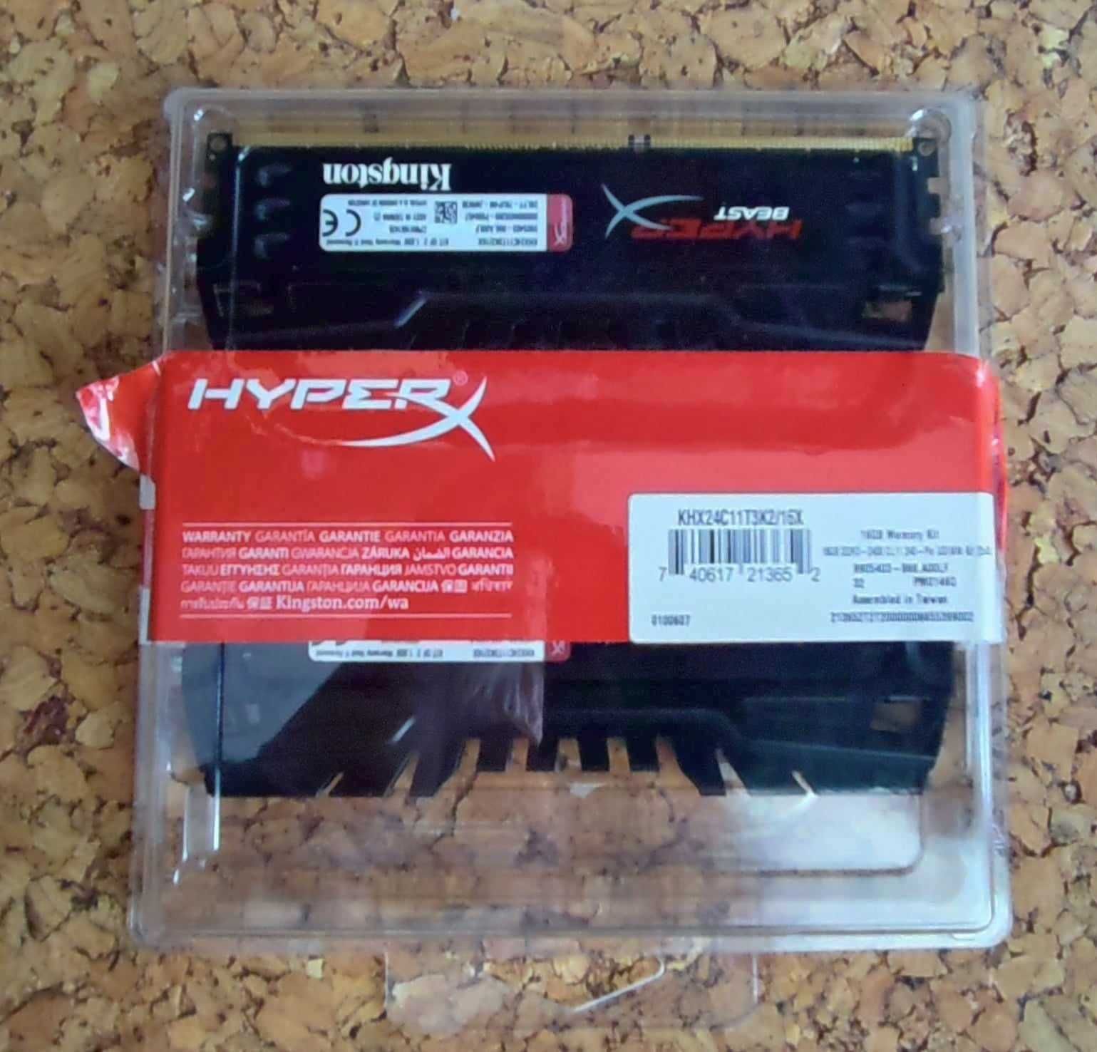 Pamięć KIngston Hyper X 2x 8gb