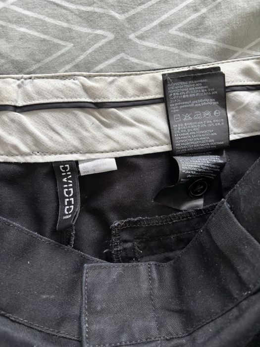 Czarne spodnie garniturowe H&M 36