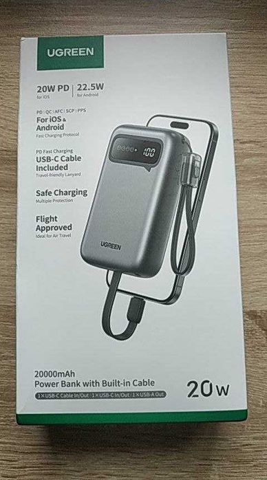 Повербанк UGREEN 22.5W 20000mAh
