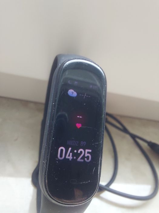 Smartwatch zegarek amazfit mi band 5 xiaomi nowy pasek ładowarka