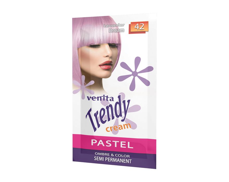 Venita Trendy Cream Ultra krem do koloryzacji włosów 42 Lavender Dream