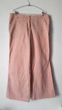 spodnie damskie New Look XL/42 szerokie nogawki len/bawełna