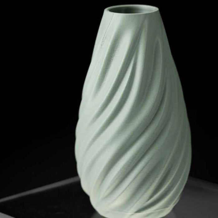 Vaso Decorativo Espiral 3D - Design Moderno e Elegante