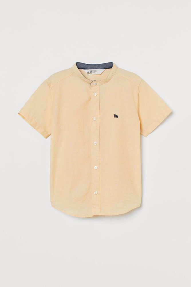 Бавовняна сорочка-поло з коротким рукавом H&M 122см
