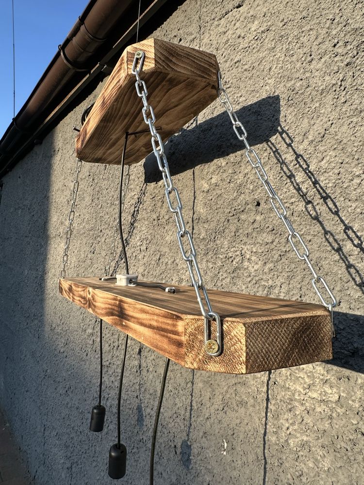Lampy drewniane ręcznie robione