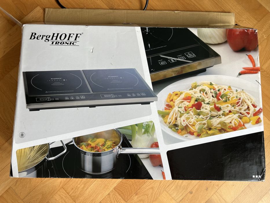 Płyta indukcyjna dwa pola grzewcze, przenośna BergHOFF