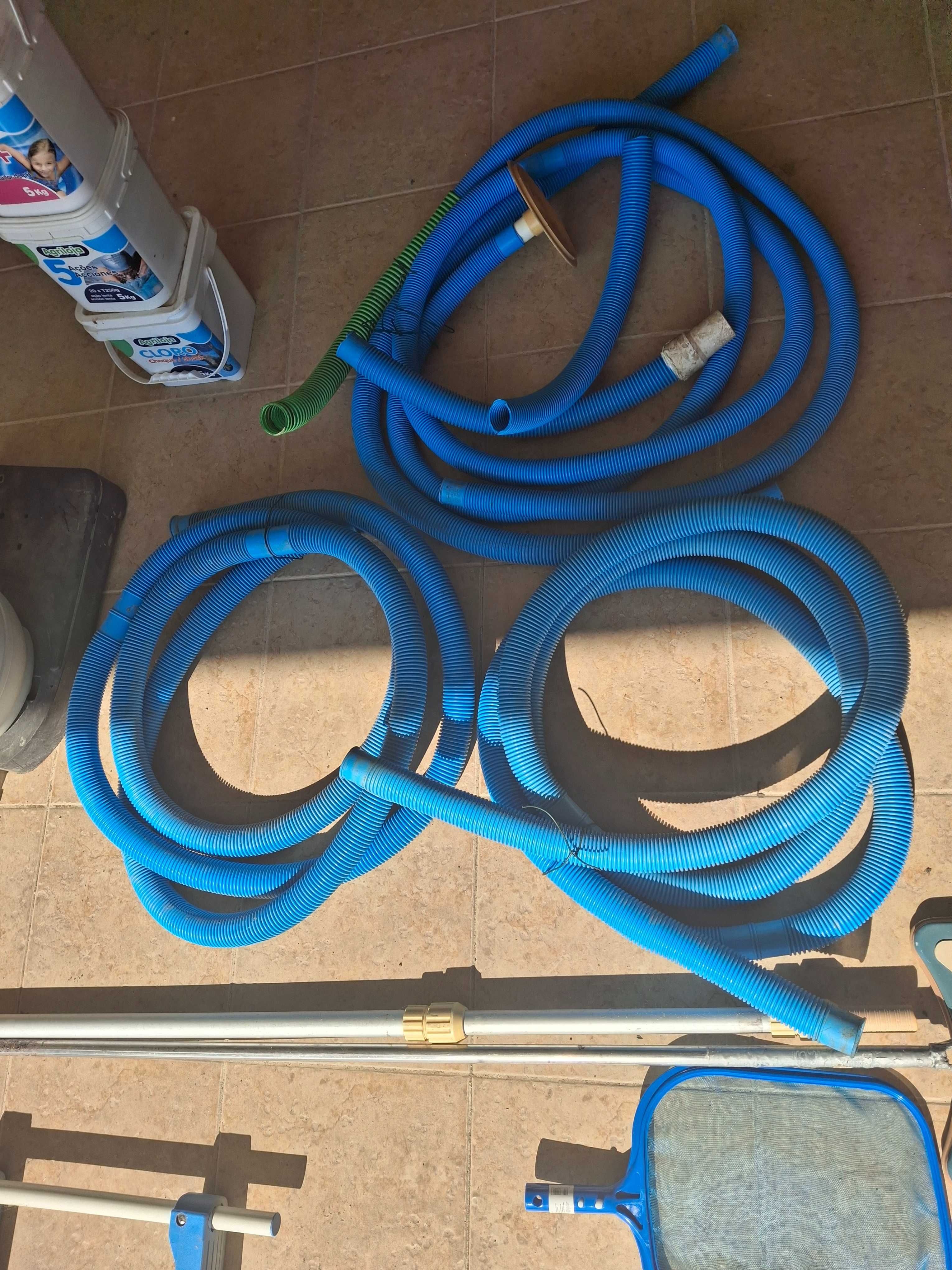 material diverso para piscina