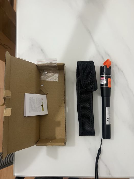 Caneta Portátil para Teste de Fibra Óptica 10Mw