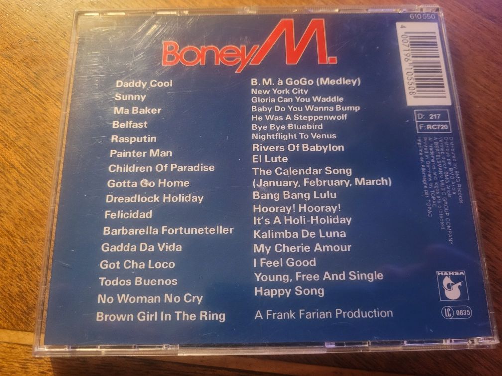 CD Boney M. 32 Superhits Remix The Best of 10 Years 1986 Hansa