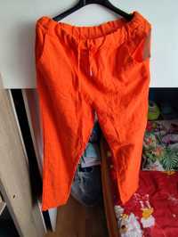 Spodnie pomarańcz