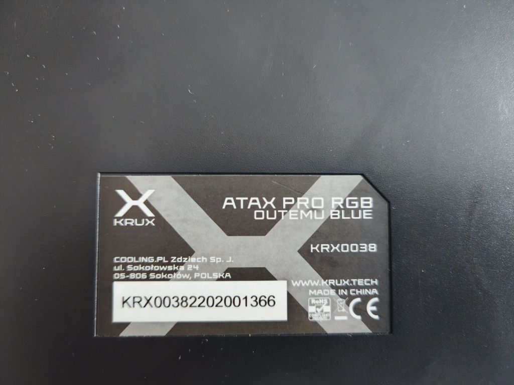 KRUX Atax Pro RGB Outemu + STEELSERIES Rival 3
