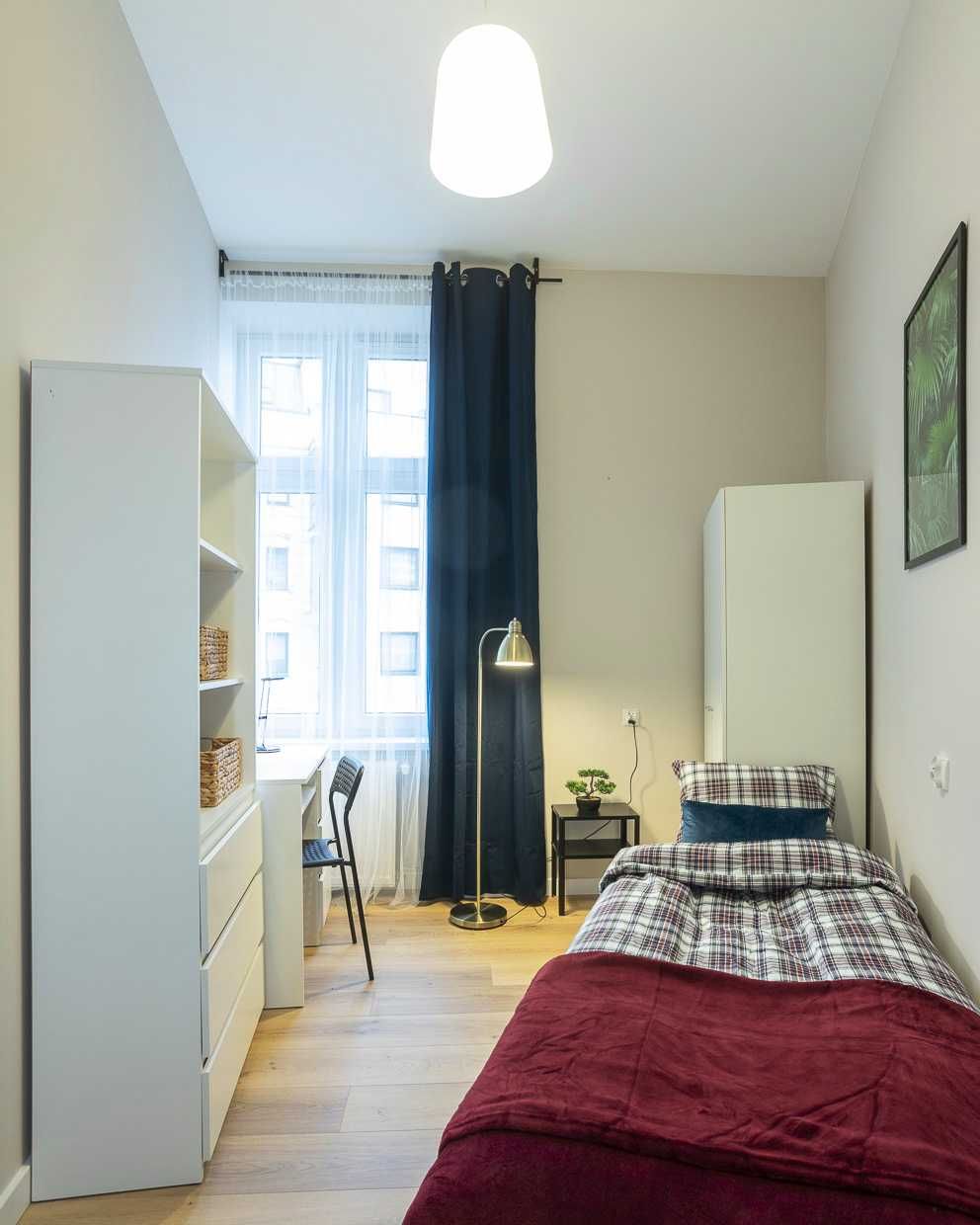 High-Standard Single Rooms in Central Wrocław