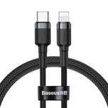 Kabel Baseus CATLKLF-G1 Lightning - USB-C PD QC 18W 480Mb/s 1m - czarn