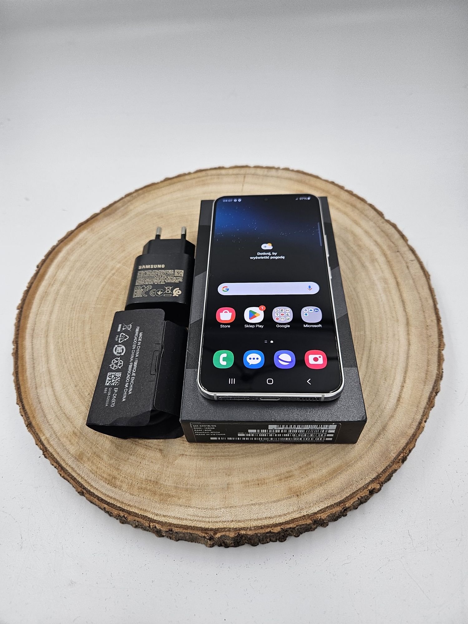 Smartfon SAMSUNG GALAXY S22 128GB Biały