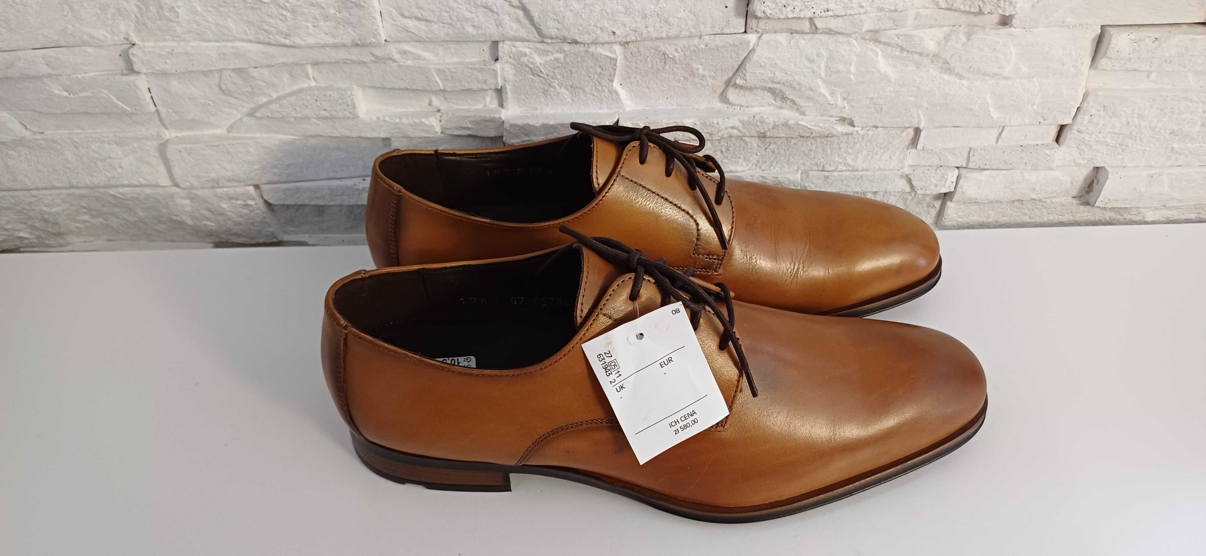Buty wizytowe LLOYD roz.44,5 Uk.10,5 wkł.30 cm.