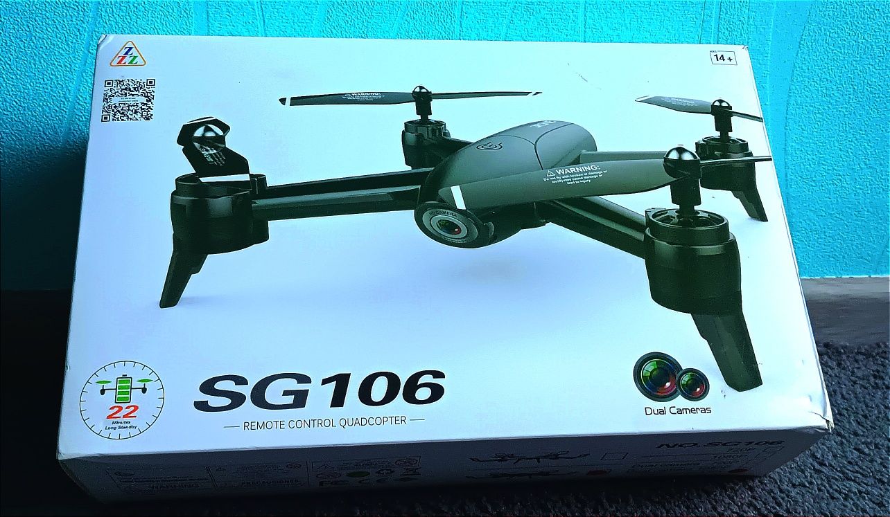 Dron SG 106 używany z pudełkiem