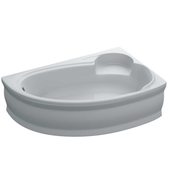 Ванни акрилові асиметричні,Ванна асиметрична + ноги + екран під ванну