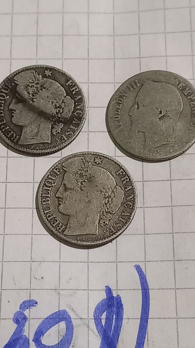 монети Франції срібло