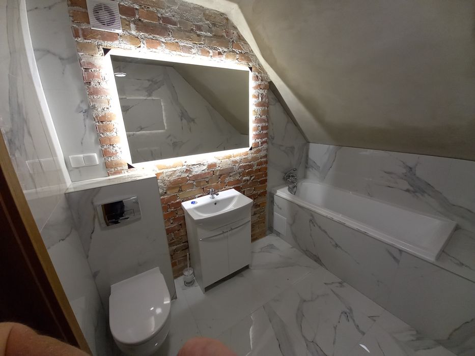 Kompleksowe Remonty Łazienek, usługi glazurnicze, wykończenia wnętrz.,