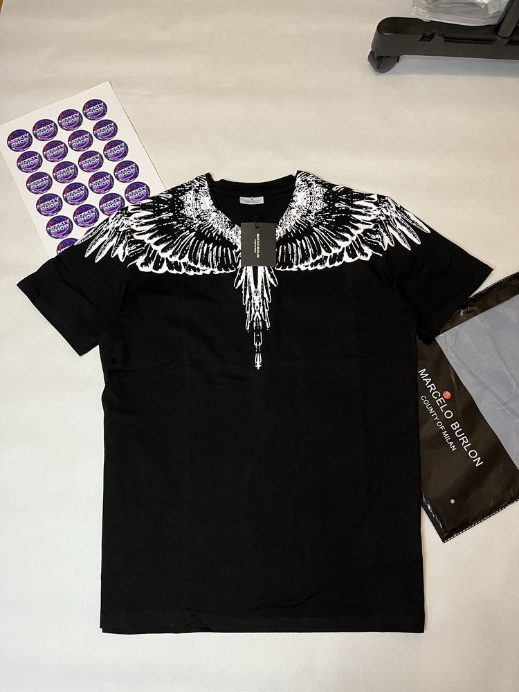 Футболка marcelo burlon, футболка марсело бурлон, футболка з крилами
