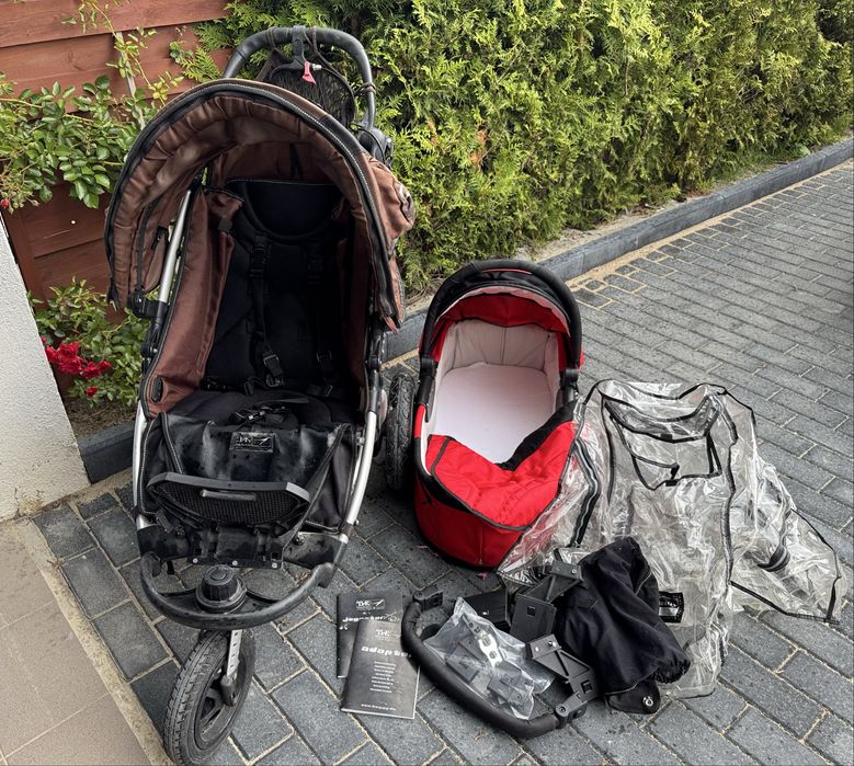 Wózek spacerowy biegowy terenowy gondola TFK Joggster z Gondolą