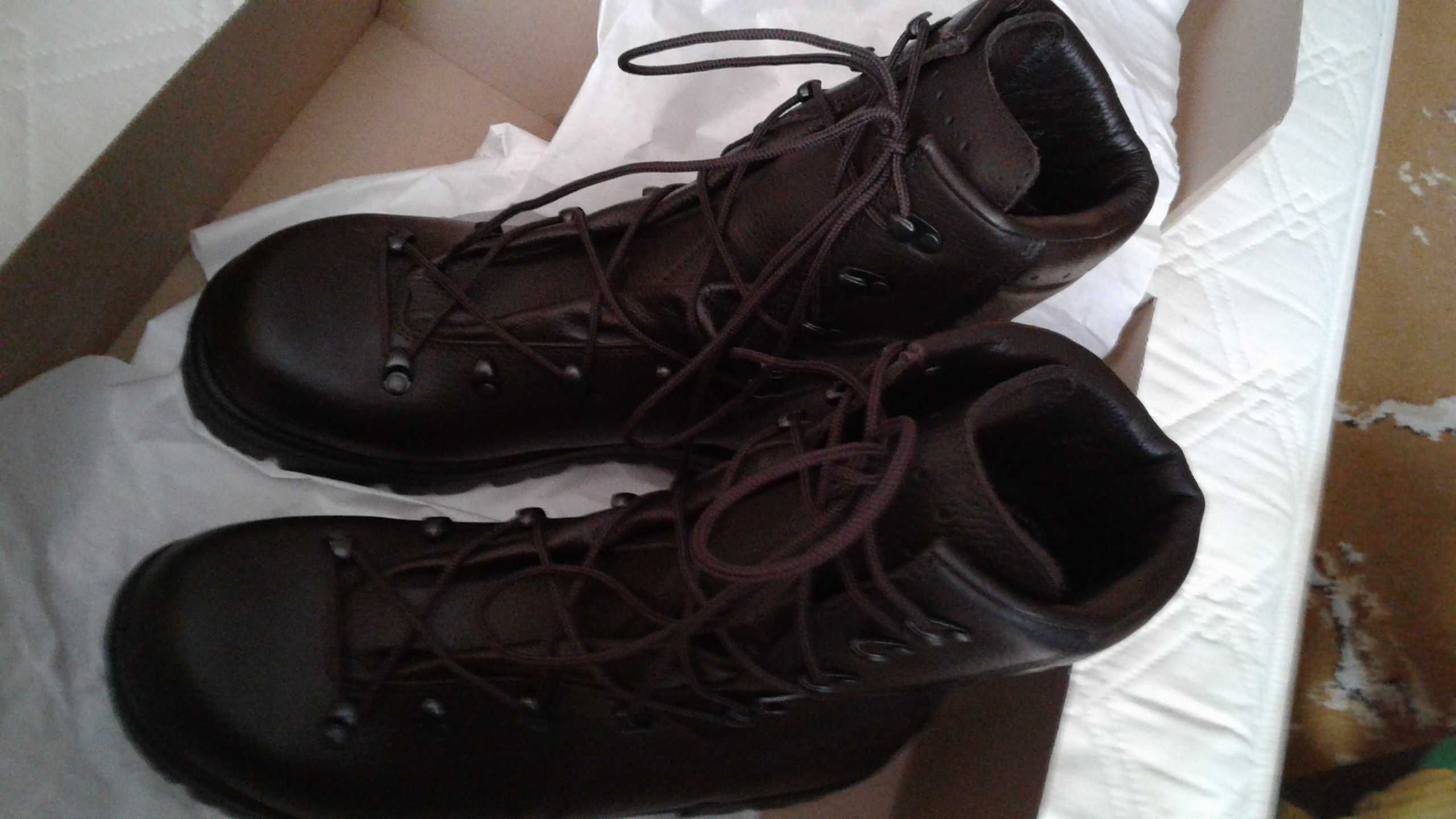 Buty DEMAR wojskowe zimowe brązowe skóra wzór 933A/MON roz.42.