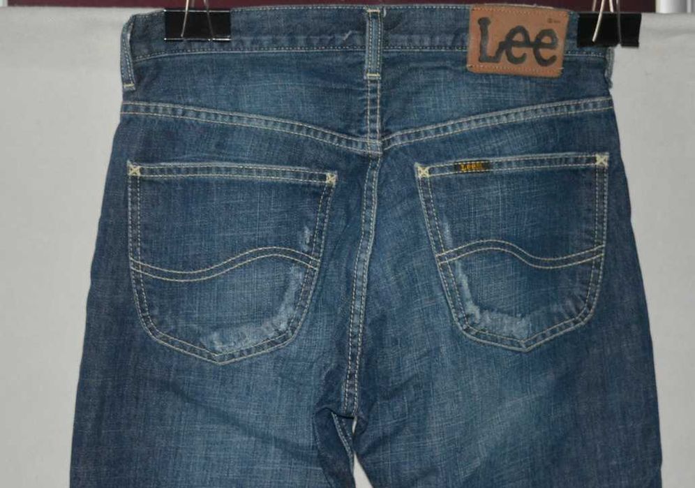 Szerokie jeansy Lee Denver ze strzępieniami 29/32