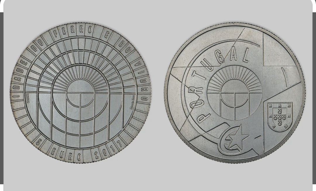 Moedas comemorativas 5€ UNC - ano 2017