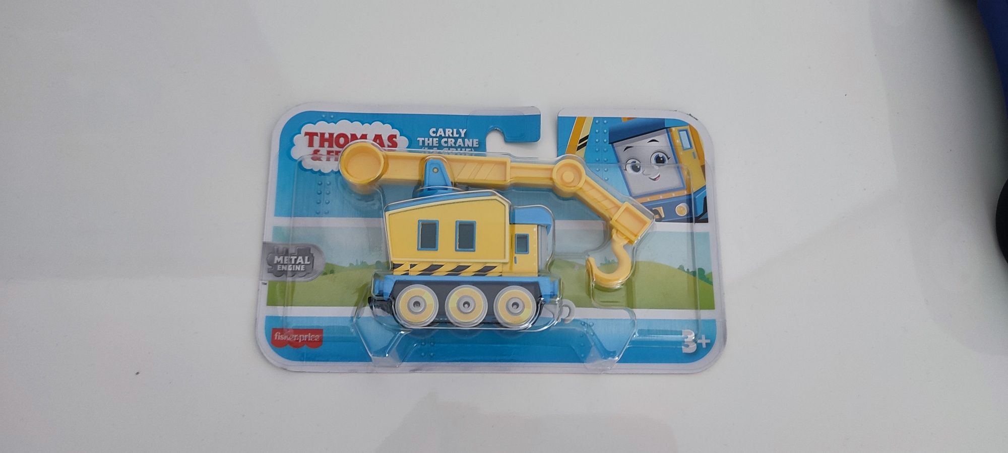 Fisher Price Tomek i przyjaciele lokomotywa dźwig Karolcia