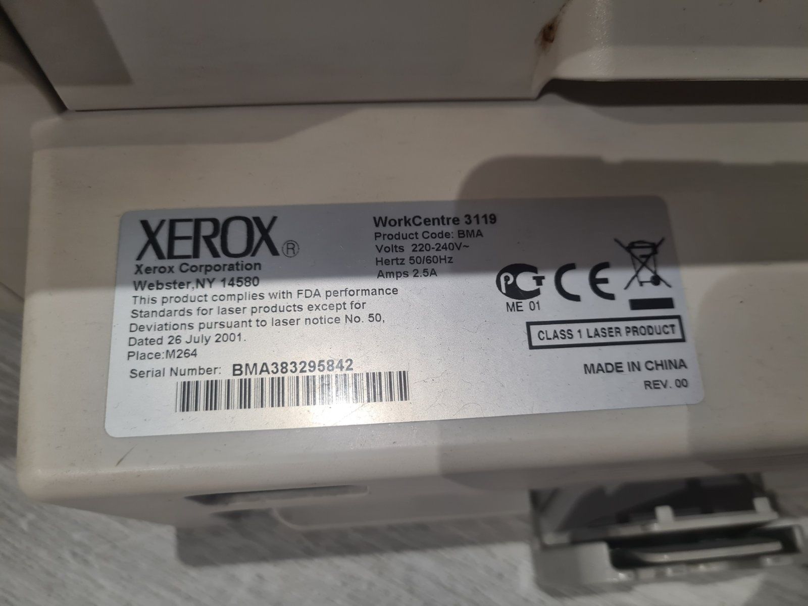 Прінтер Xerox WorkCentre 3119