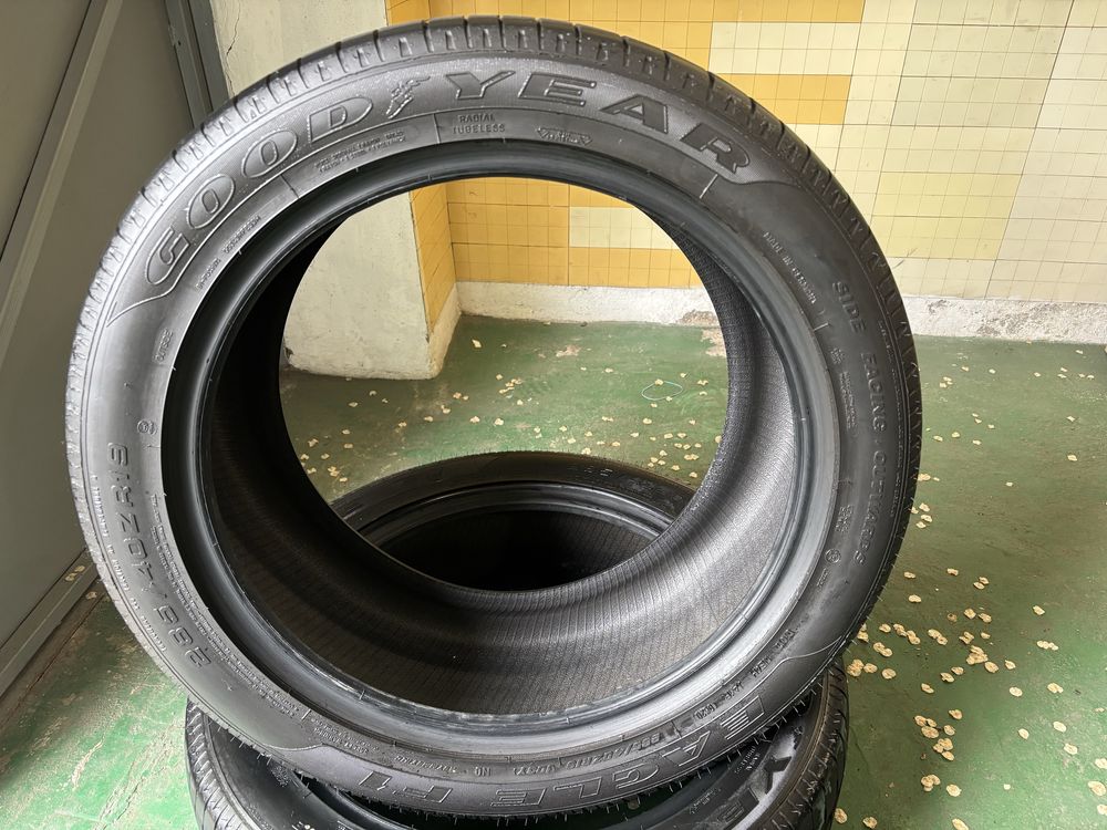 Goodyear Eagle F1 285/40 ZR 19 состояние новых