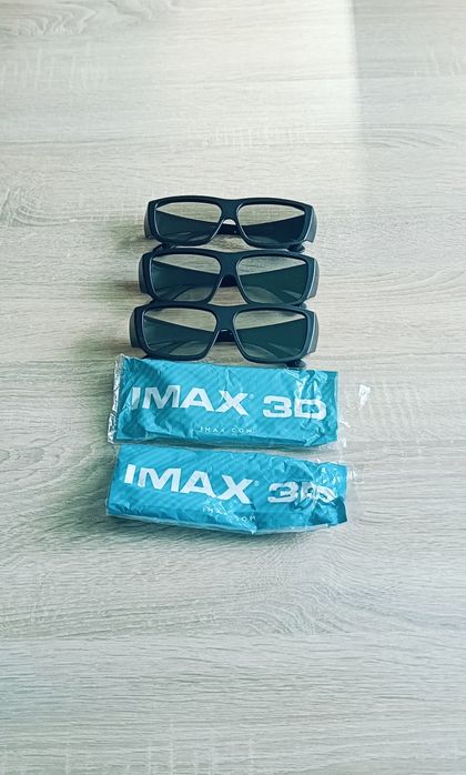 Okulary 3D oryginalne z kina CINEMA CITY z IMAX