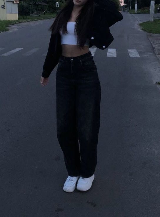 Джинсы baggy женские