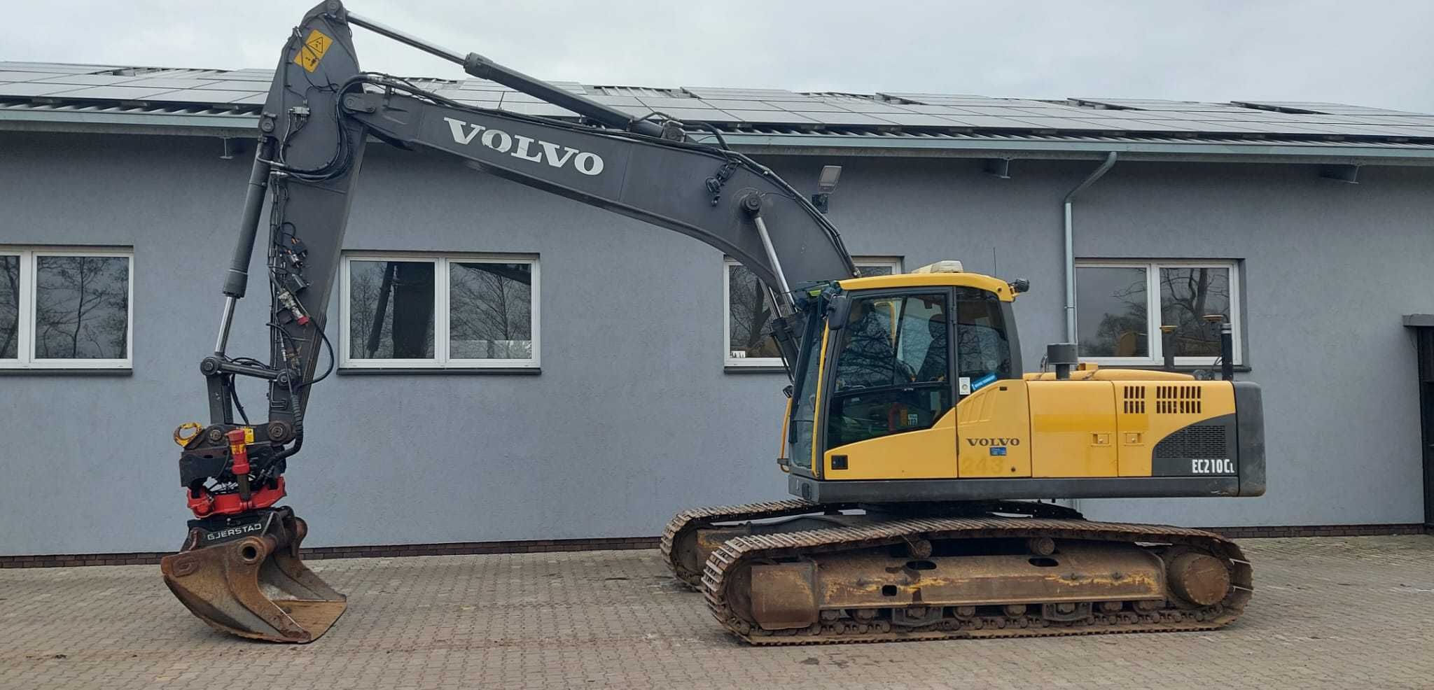 VOLVO EC210CL 2011r 10383h Rototilt Indexator GPS LEICA Pełen Serwis