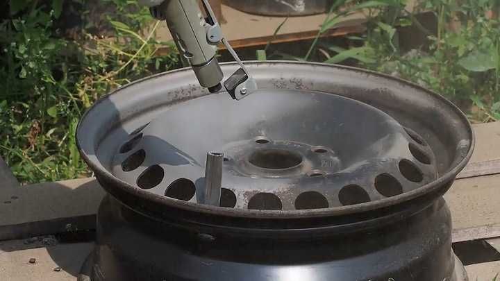 Piaskarka syfonowa do piaskowania mobilna 76L + PISTOLET +DYSZE +