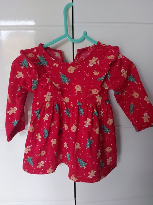 Sukienka świąteczna 68