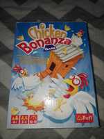 Chicken Bonanza wybuchający kurnik gra zręcznościowa Trefl kompletna