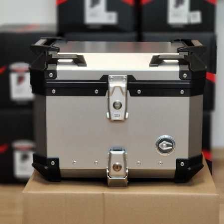 Kufer aluminiowy Coocase + plyta alu/ kufry motocyklowe aluminiowe