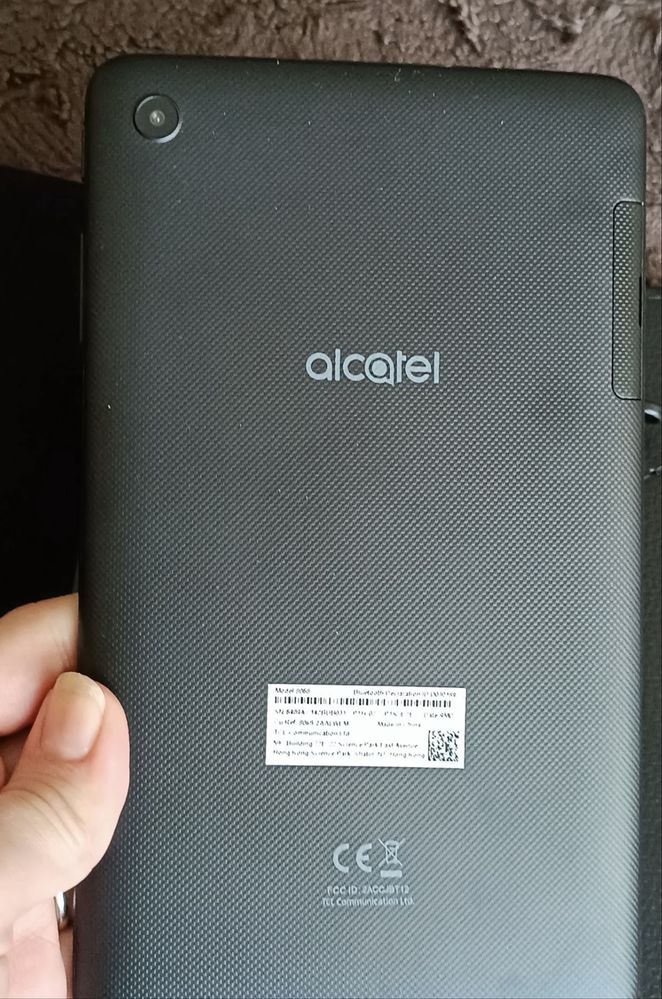 Tablet alcatel preto