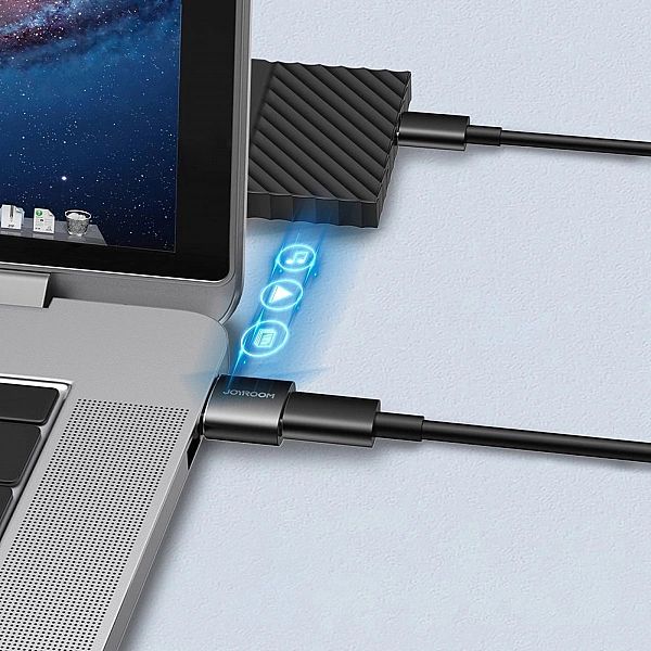Joyroom adapter przejściówka z USB Typ C (żeński) na USB (męski) 2 szt