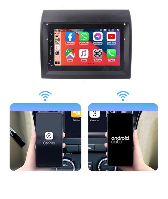 Radio FM GPS WiFi USB Android Fiat Ducato Citroen Jumper Peugeot Boxer