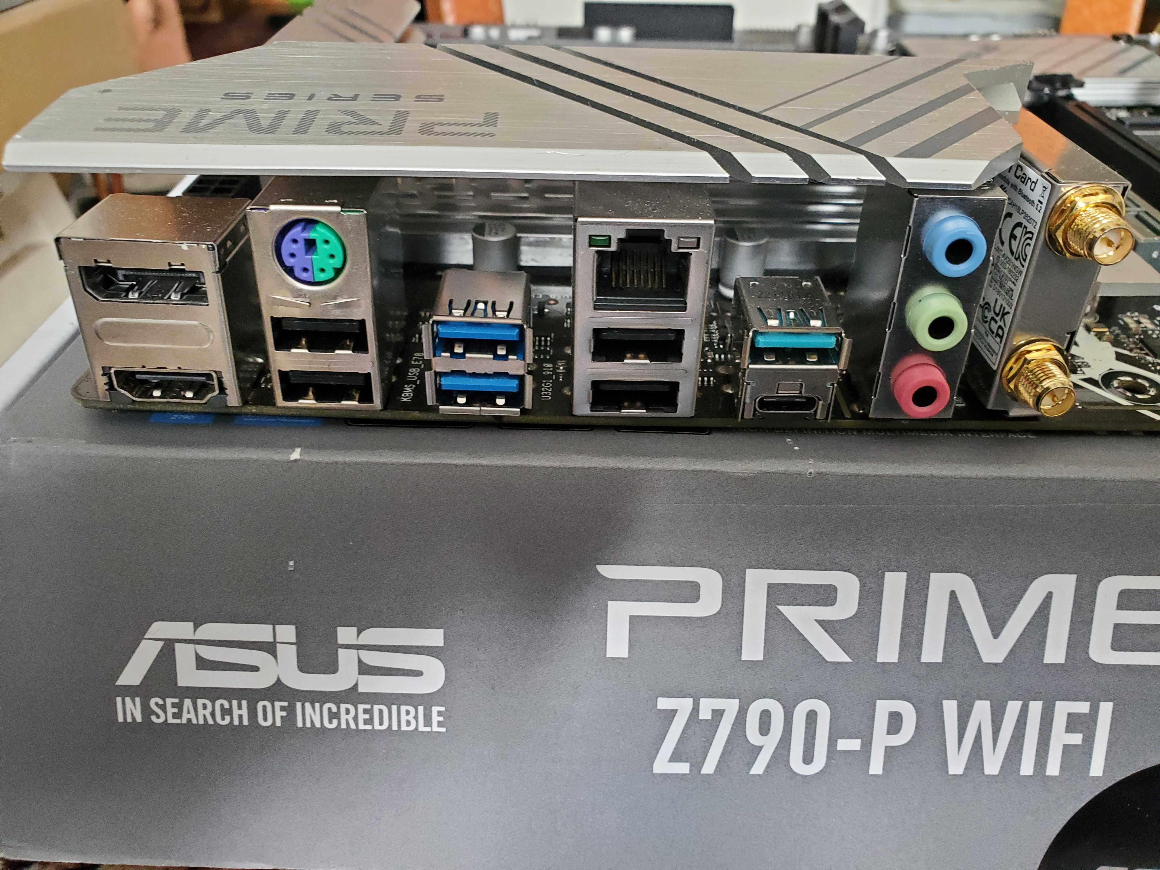 Материнська плата Asus Z790 -P WiFi на DDR4 3шт.М2 SSD RAID