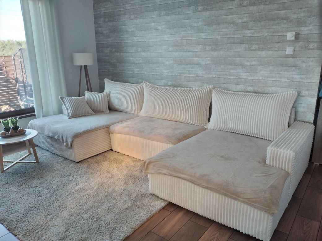 Narożnik U duży około  330 cm x 160 cm Nowy! Jeszcze niższa cena! Dost