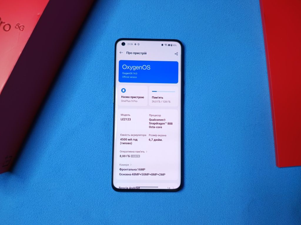 Oneplus 9 pro 5g 8/128