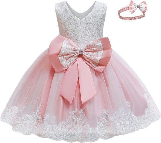 Sukienka Dziewczęca z Opaską – Idealna na Wesele i Przyjęcia - 120